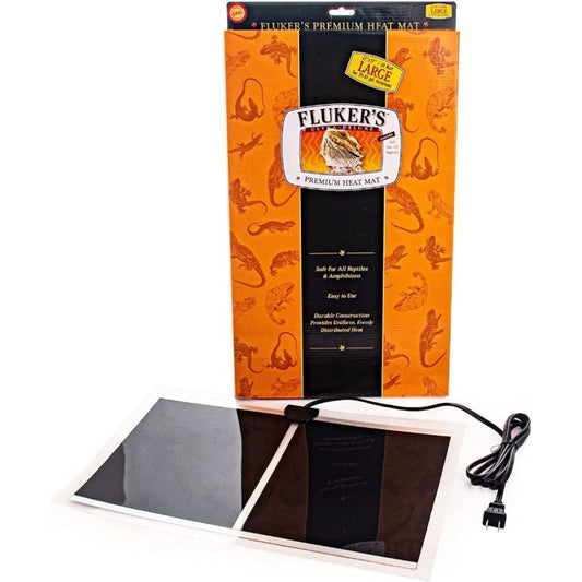 Flukers Ultra Deluxe Premium Heat Mat-Reptile-Flukers-Large - 20 Watts (30-40 Gallons)-