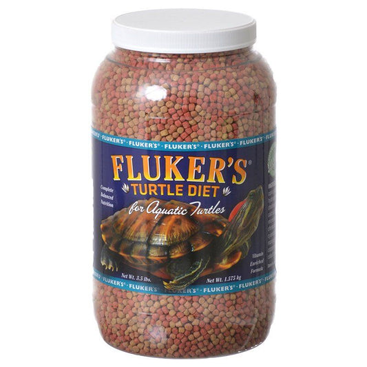 Flukers Turtle Diet for Aquatic Turtles-Reptile-Flukers-3.5 lbs-