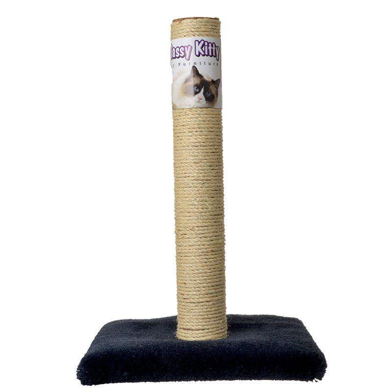 Classy Kitty Cat Sisal Scratching Post-Cat-North American Pet Products-26" High (Assorted Colors)-