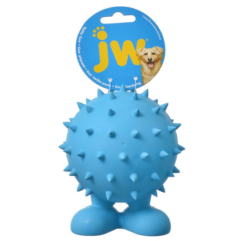 JW Pet Spiky Cuz Dog Toy-Dog-JW Pet-Large - 5.3" Tall (Assorted Colors)-