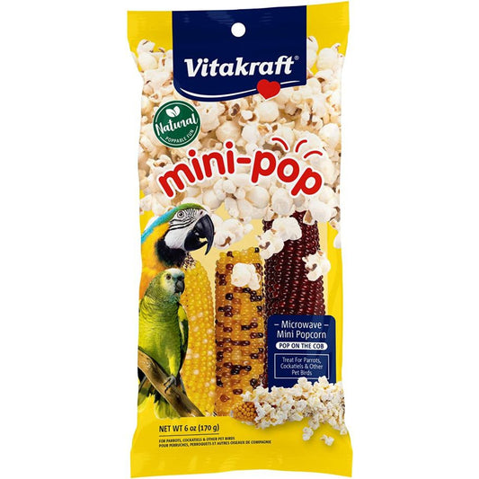 Vitakraft Mini-Pop Corn Treat for Pet Birds-Bird-Vitakraft-6 oz-