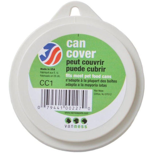 Van Ness PureNess Pet Food Can Cover-Cat-Van Ness-1 Pack (3.5"D x 0.5"H)-