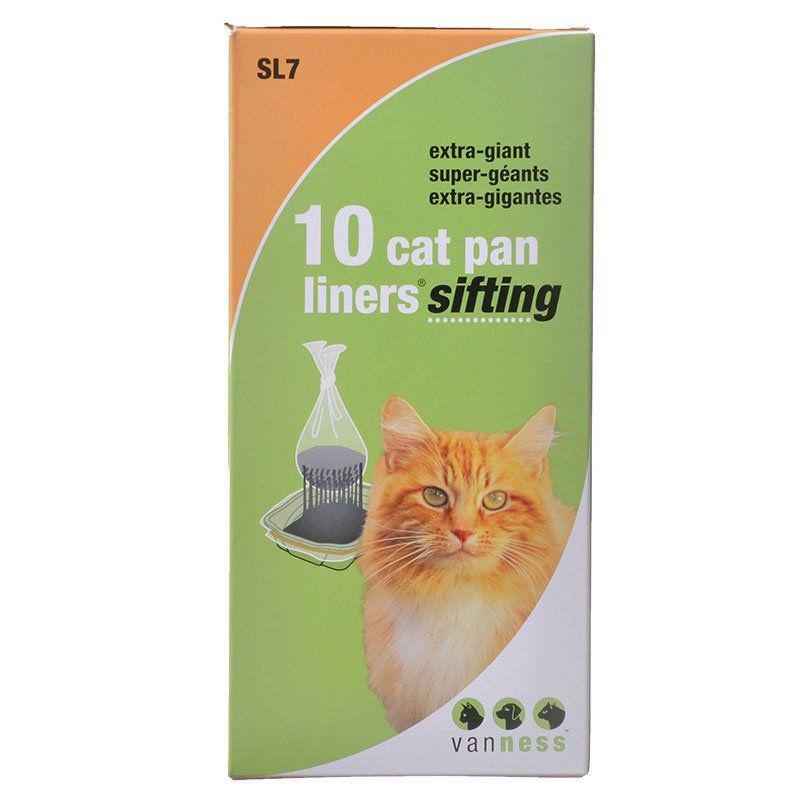 Van Ness PureNess Sifting Cat Pan Liners-Cat-Van Ness-Extra Giant (SL7) - 10 Pack-