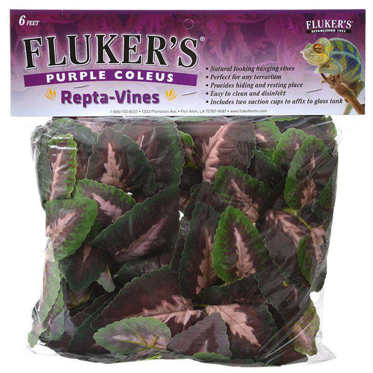 Flukers Purple Coleus Repta-Vines-Reptile-Flukers-6' Long-