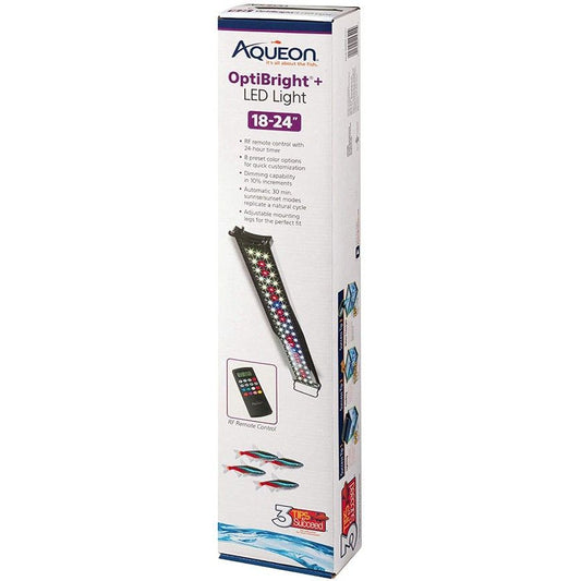 Aqueon OptiBright Plus LED Aquarium Light Fixture-Fish-Aqueon-18"-24" Fixture-