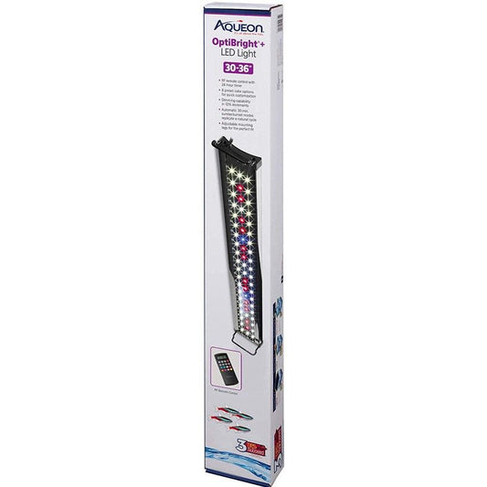 Aqueon OptiBright Plus LED Aquarium Light Fixture-Fish-Aqueon-30"-36" Fixture-