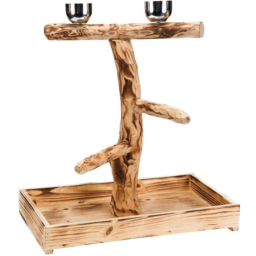 Penn Plax Bird Life Natural Wood Tree Perch-Bird-Penn Plax-19" High - (Large Birds)-