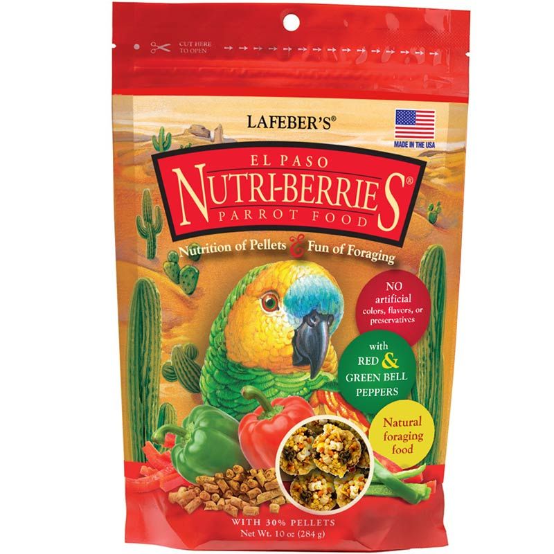 Lafeber El Paso Nutri-Berries Parrot Food-Bird-Lafeber-10 oz-
