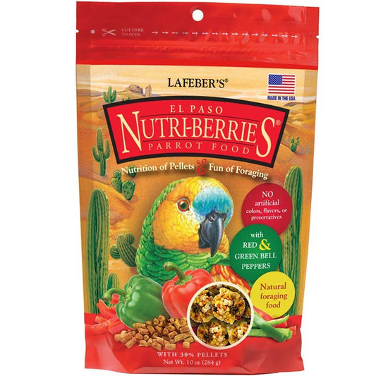 Lafeber El Paso Nutri-Berries Parrot Food-Bird-Lafeber-10 oz-