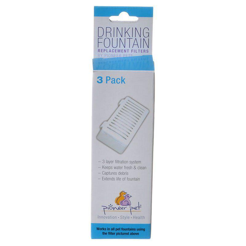 Pioneer T-Shaped Filter for Food + Water Station-Cat-Pioneer Pet-3 Pack-