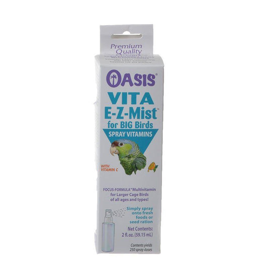 Oasis Vita E-Z-Mist for Big Birds-Bird-Oasis-2 oz (250 Sprays)-