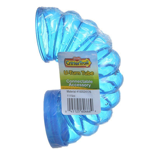 Kaytee Crittertrail Fun-Nel Tube - U-Turn-Small Pet-Kaytee-1 Pack - (5.75" Long x 2" Diameter)-