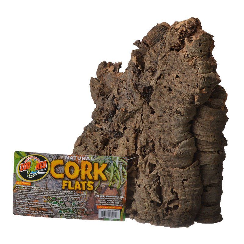 Zoo Med Natural Cork Flats-Reptile-Zoo Med-X-Large - (1.95 lb)-