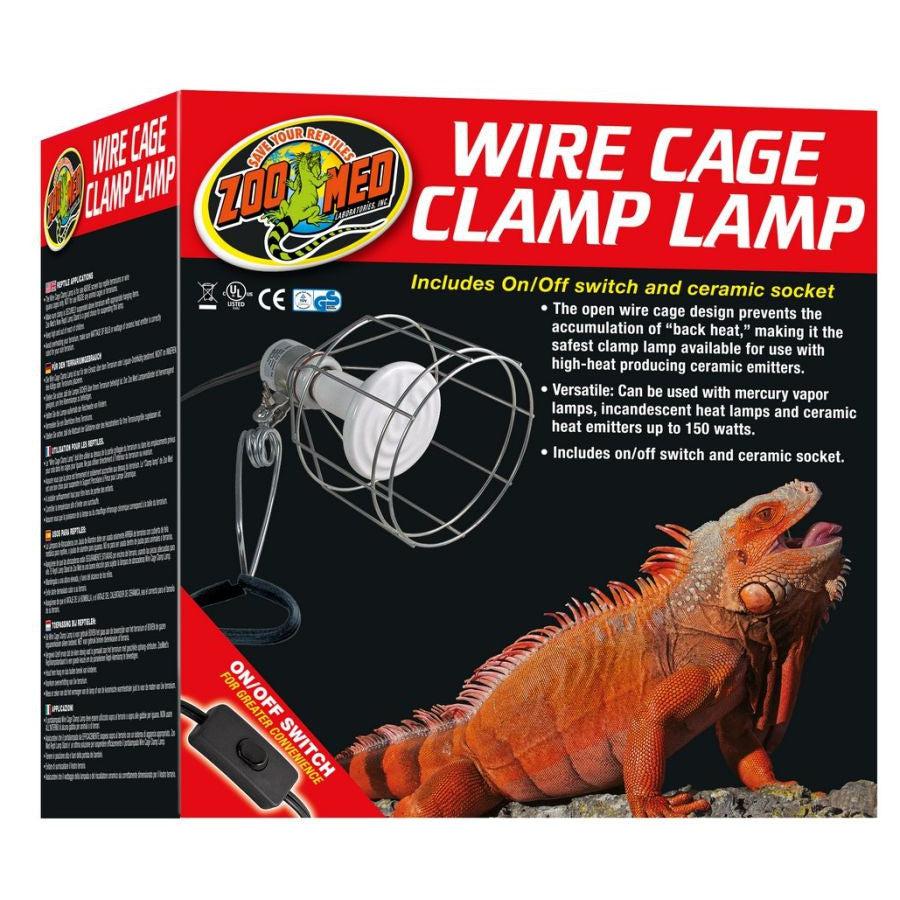 Zoo Med Wire Cage Clamp Lamp-Reptile-Zoo Med-1 Pack - (150 Watts Max)-