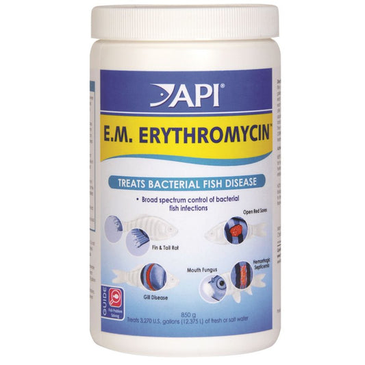 API E.M. Erythromycin Powder-Fish-API-850 Grams - (Jar)-