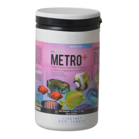Aquarium Solutions Metro+-Fish-Hikari-2.2 lbs - (Treats 1,000 Gallons)-