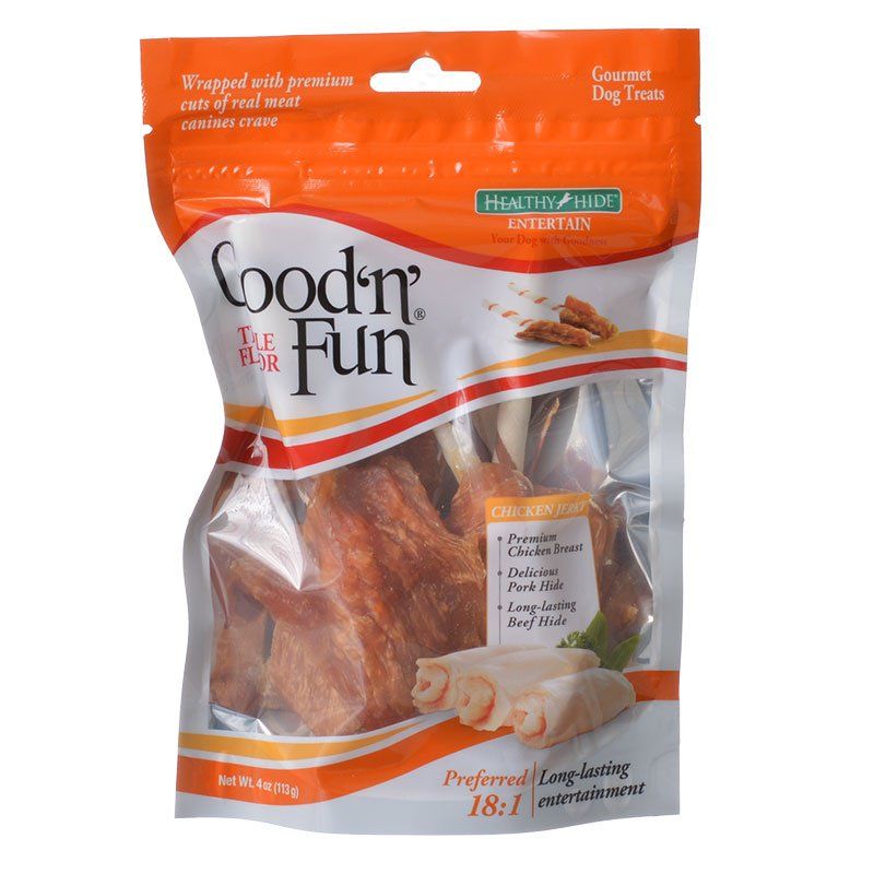 Healthy Hide Good 'n' Fun Triple-Flavor Wings - Beef, Pork & Chicken-Dog-Healthy Hide-4 oz-
