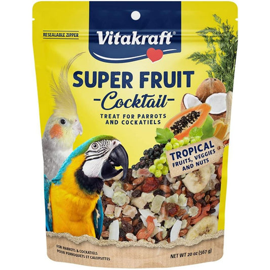 Vitakraft Super Fruit Cocktail Treat for All Parrots & Cockatiels-Bird-Vitakraft-20 oz-