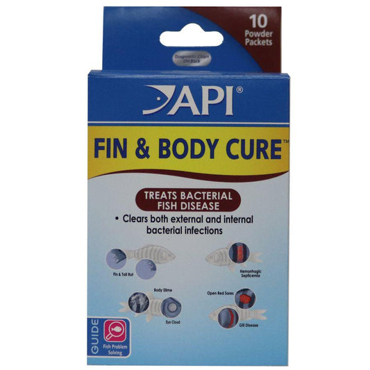 API Fin & Body Cure-Fish-API-10 Powder Packets-