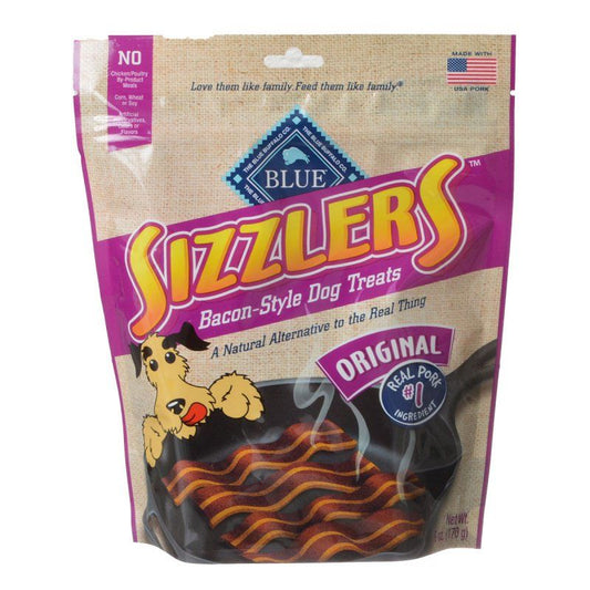 Blue Buffalo Sizzlers Bacon-Style Dog Treats-Animals & Pet Supplies-BimBimPet-