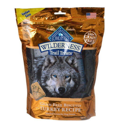 Blue Buffalo Wilderness Grain-Free Biscuits - Turkey Recipe-Animals & Pet Supplies-BimBimPet-