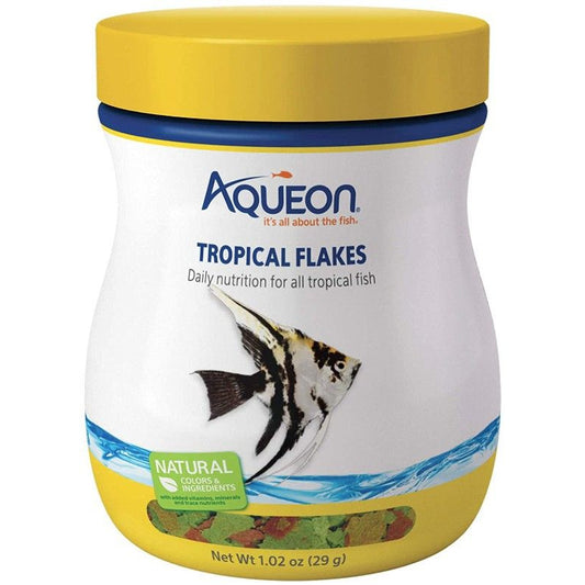 Aqueon Tropical Flakes Fish Food-Fish-Aqueon-1.02 oz-