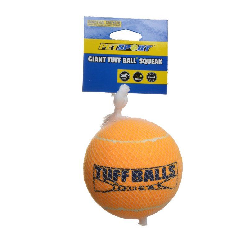 Petsport USA Tuff Ball Squeak Dog Toy-Dog-Petsport USA-Giant - 1 Pack - (4" Diameter Ball)-