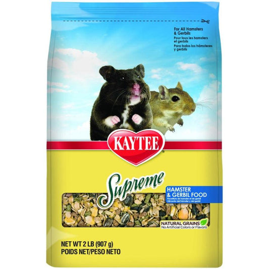 Kaytee Supreme Hamster & Gerbil Food-Small Pet-Kaytee-2 lbs-