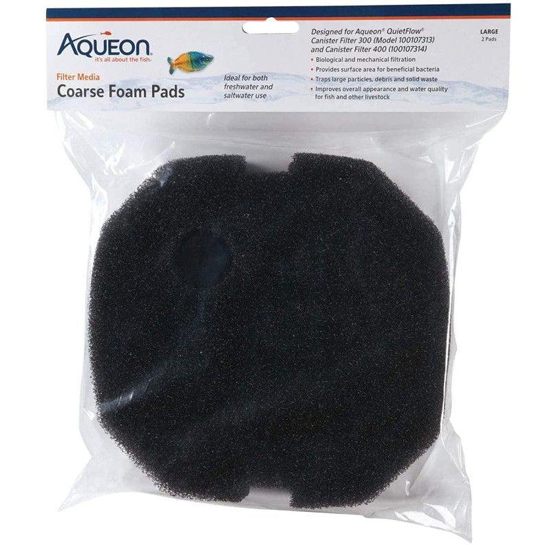 Aqueon Coarse Foam Pads - Large-Fish-Aqueon-2 Count-