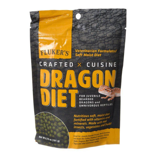 Flukers Crafted Cuisine Dragon Diet - Juveniles-Reptile-Flukers-6.75 oz-