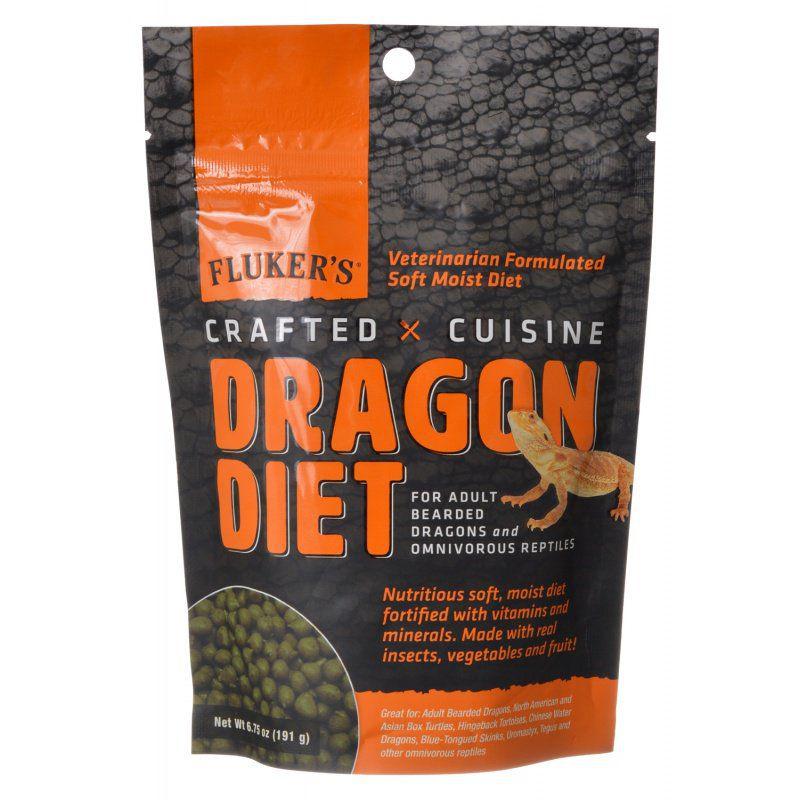 Flukers Crafted Cuisine Dragon Diet - Adults-Reptile-Flukers-6.75 oz-