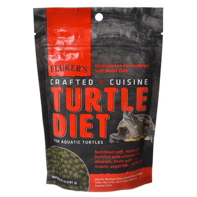 Flukers Crafted Cuisine Turtle Diet for Aquatic Turtles-Reptile-Flukers-6.75 oz-