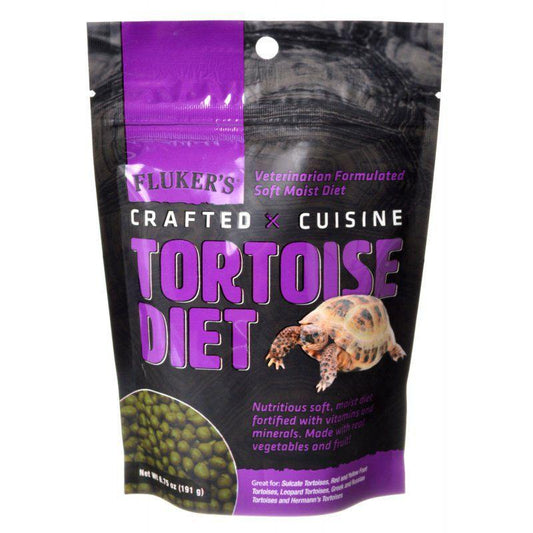 Flukers Crafted Cuisine Tortoise Diet-Reptile-Flukers-6.75 oz-
