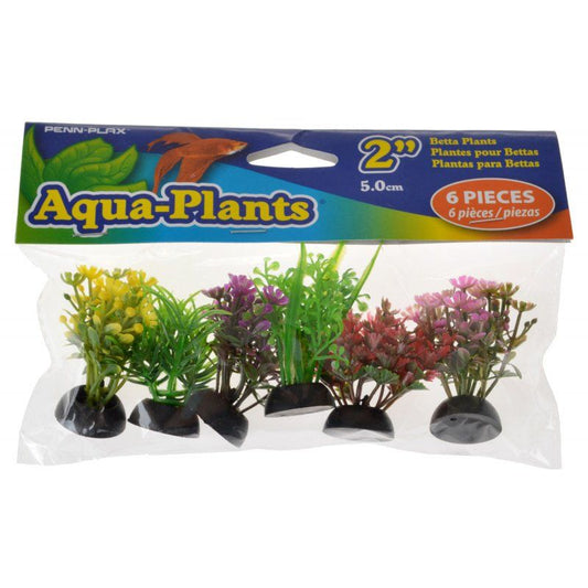 Penn Plax Aqua-Plants Betta Plants - Small-Fish-Penn Plax-6 Count-