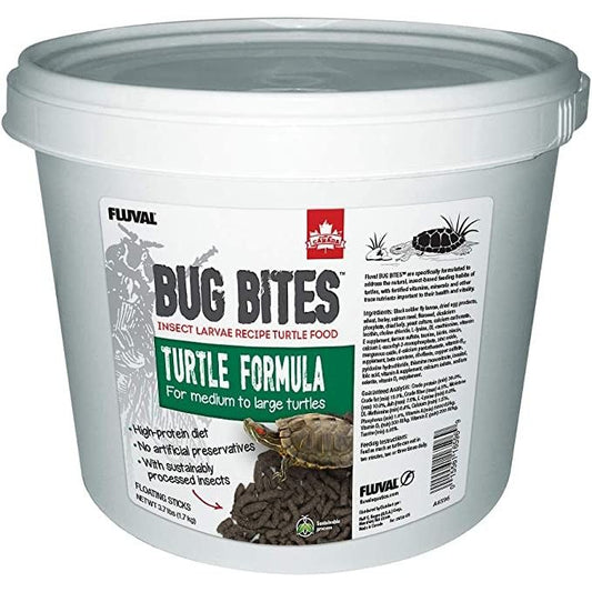 Fluval Bug Bites Turtle Formula Floating Sticks-Reptile-Fluval-3.7 lbs-