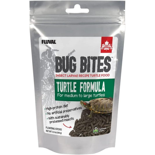 Fluval Bug Bites Turtle Formula Floating Sticks-Reptile-Fluval-3.5 oz-