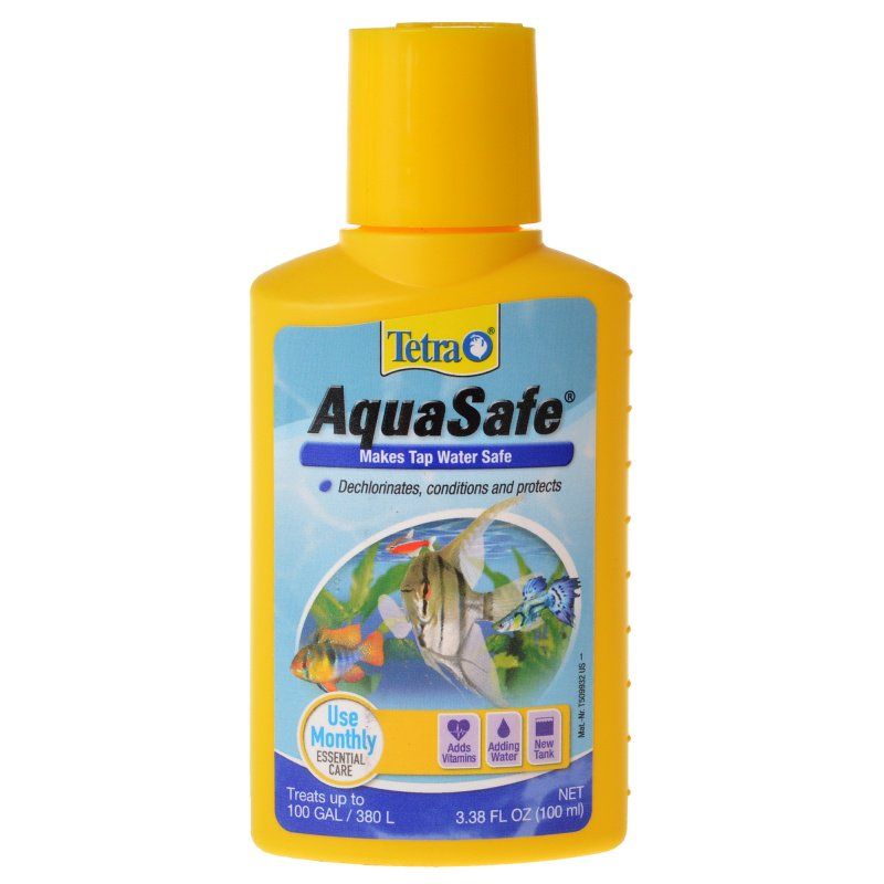 Tetra Aquasafe Tap Water Conditioner-Fish-Tetra-3.38 oz-