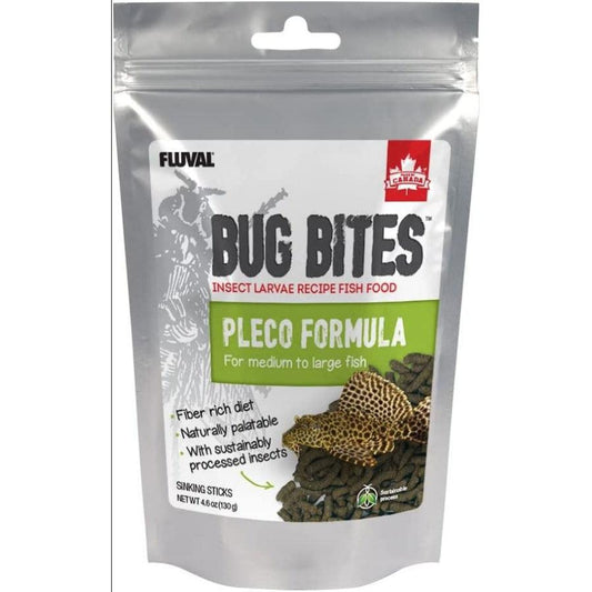 Fluval Bug Bites Pleco Formula Sticks for Medium-Large Fish-Fish-Fluval-4.59 oz-