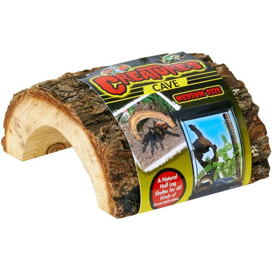 Zoo Med Creatures Cave-Reptile-Zoo Med-Medium (5"L x 5"W x 2.5"H)-