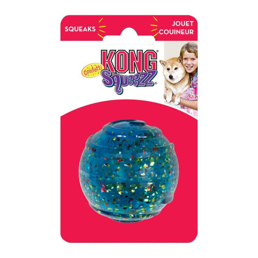 KONG Squeezz Confetti Ball Dog Toy-Dog-KONG-Small - 1 Count-