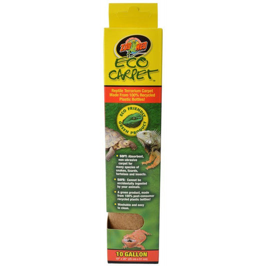 Zoo Med Eco Carpet Reptile Carpet - Tan-Reptile-Zoo Med-10 Gallon (10" x 20")-