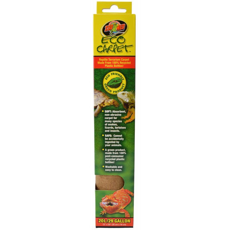 Zoo Med Eco Carpet Reptile Carpet - Tan-Reptile-Zoo Med-29 Gallon (12" x 30")-