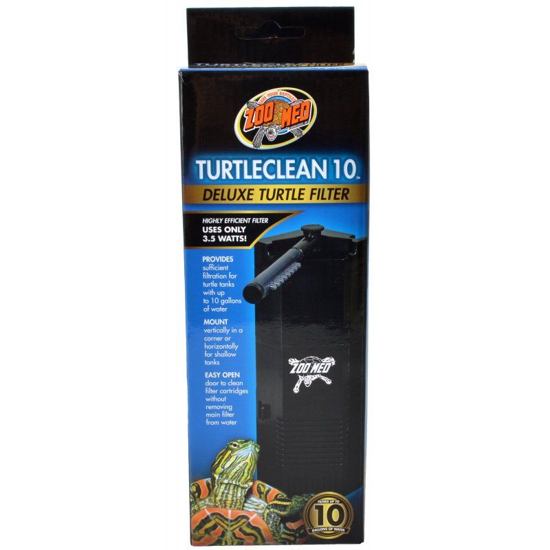 Zoo Med TurtleClean Deluxe Turtle Filter-Reptile-Zoo Med-10 Gallons-