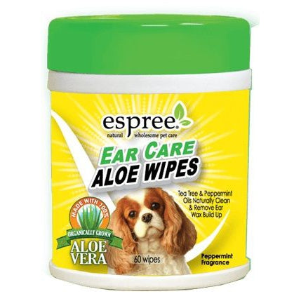 Espree Ear Care Aloe Wipes-Dog-Espree-60 Count-
