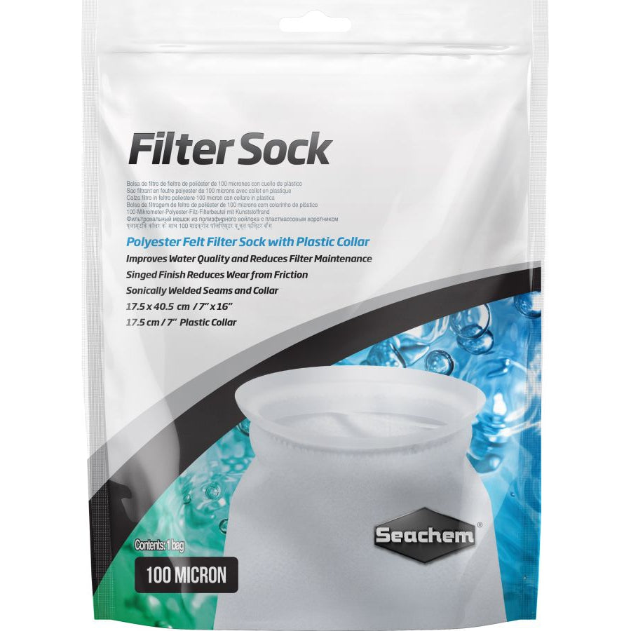 Seachem Filter Sock-Fish-Seachem-7" x 16" (7" Collar)-