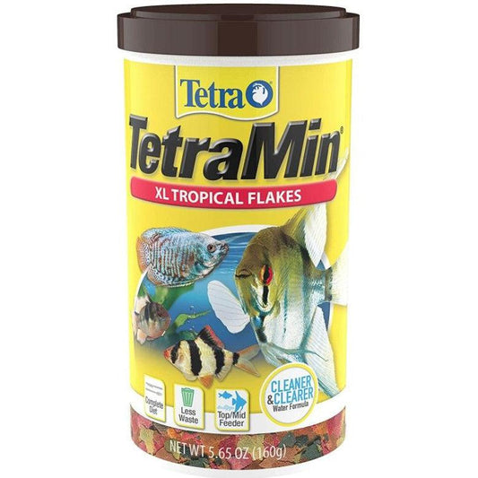 Tetra Large TetraMin Tropical Flakes Fish Food-Fish-Tetra-5.65 oz-