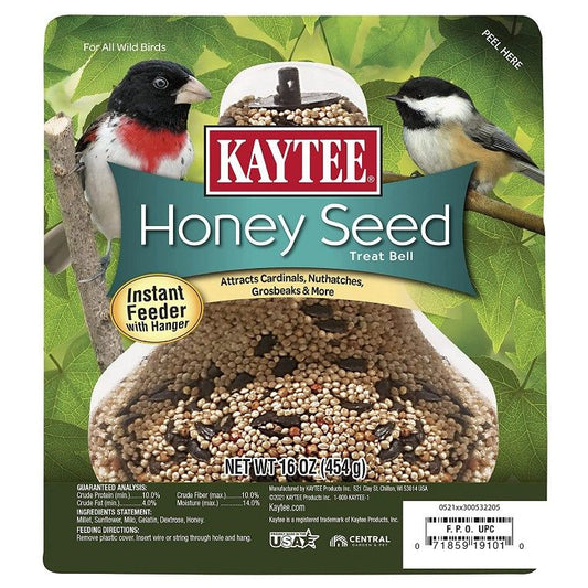 Kaytee Honey Seed Treat Bell-Bird-Kaytee-1 lb-