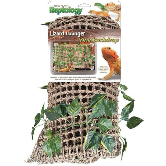Penn Plax Reptology Lizard-Lounger Vine Backdrop-Reptile-Penn Plax-1 Pack-