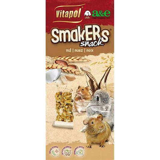 A&E Cage Company Smakers Nut Sticks for Small Animals-Small Pet-A&E Cage Company-2 count-