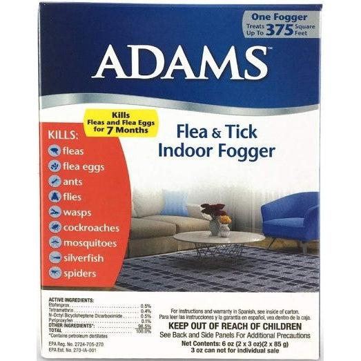 Adams Flea and Tick Indoor Fogger 3 oz-Dog-Adams-2 count-